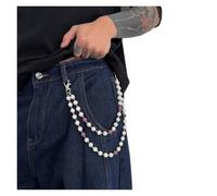 Cadena de Pantalón Cadena for pantalones estilo hip hop con diamantes de imitación, llavero for cinturón for mujer y hombre, punk, vaqueros, joyería(Style 3)