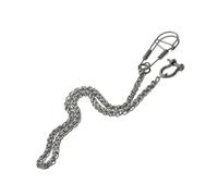 Cadena de Pantalón Cadenas de motociclista for pantalones vaqueros, monedero acero inoxidable con forma serpiente, conector grillete en D, gancho resorte hecho a mano alambre enrollado Para emparejar