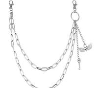 Cadena De Pantalones Vaqueros Para Mujer Cinturón decorativo con cadena for pantalones de hombres y mujeres europeos y americanos