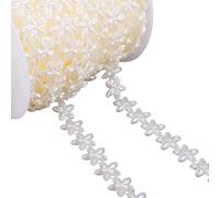 Cadena de perlas de imitación para manualidades, perlas artificiales para boda, fiesta, vestido de novia, decoración decorativa