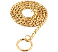 Cadena de Perros, Collares de Cadena de Perros de 15.8 Pulgadas, Collar de Cadena de Metal, Cuello para Mascotas para Cachorros, Cadena de estrangulamiento para Perros, Collar de Perros de Acero INOX