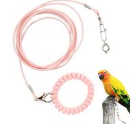 Cadena de pie de pájaro, cuerda de entrenamiento para loros | Cuerda voladora ligera para pájaros domésticos - de entrenamiento antimordedura para mascotas, con de pie de chev