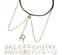 Cadena de pierna con inicial de diamante, ajustable, sexy y elástica con inicial de mariposa, cadena de muslo con letras de la A a la Z, accesorios para piernas de mujer para fiestas (J)