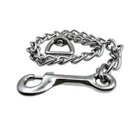 Cadena de plomo para caballos equinos con cierre de pernos y extremo de giratorio Equipo de entrenamiento para caballos Cadena con pernos de metal para entrenamiento diario Correas para caballos y