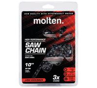 Cadena de podadora de altura SunJoe de 25 cm, compatible con SWJ803E, Worx WG309, Craftsman CMECSP610, sustituye a Remington 713-04088, s40