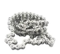 Cadena De Rodillos De Paso Corto - Cadena De Transmisión Industrial De Acero Inoxidable 304, Compatible Con Modelos De 1/4", 25H04C, 05B, RS35, 06C, 06B 3/8", RS40, 08A, 08B 1/2"(05B-1M)