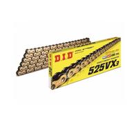 Cadena de rodillos para motos D.I.D 525Vx3(G&B) X 122 Mail. Zj 122 maillons