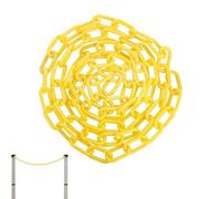 Cadena de seguridad, 1 m, conexión ajustable, resistente a la intemperie, conexión de seguridad, para restricción de aparcamiento, obras, almacén, banco de carga, zona peatonal, tienda