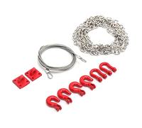 Cadena de Seguridad de Remolque RC, Resistencia Alta, Gancho de Remolque de Metal, Ligero y Durable, para Uso Diario, Rescate Emergencia, Deportes al Aire Libre, Modelismo RC