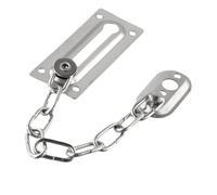 Cadena de seguridad for puerta, pestillo protector cerradura for el hogar y la Oficina, cierre deslizante plateado acero inoxidable for Hardware del, 1 ud Para Puerta Interior
