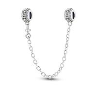 Cadena de seguridad para enfermera, madre e hija, Fatima Hamsa, estrella de amor, colgante de plata de ley 925, compatible con pulseras Pandora Charm Moments