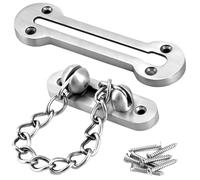 Cadena de Seguridad Pesada para Puertas Interiores - Acero Inoxidable SUS-304 con Cadena de 14 cm