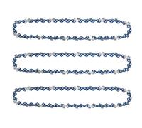 Cadena de sierra de 10 pulgadas, paso LP de 3/8 pulgadas, calibre de 0.04 pulgadas, 40 eslabones de transmisión, compatible con motosierra Worx WG322, WG323 LCS1020, CMCCS610D1 - R40 (3 cadenas)