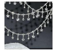 Cadena de Strass Cadena de diamantes imitación con estampado estrella 3,0 M