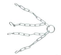 Cadena de suspensión de bolsas pesadas galvanizada de zinc para bolsas de entrenamiento de boxeo MMA con 4 extremos de gancho en S dobles y construcción de metal resistente a la corrosión