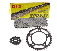 Cadena de Suzuki GS 500 89 - 93, cadena Did 520 VX2 110, abierto, 16/39