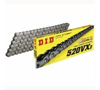 CADENA DID 520VX3-106 (106 ESLABONES) X-RING (ABIERTA + PRENSADA)