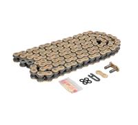D.I.D. - Cadena 520VX3 X-Ring - 116 eslabones Clip Lock oro/negro
