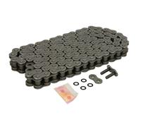 DID Cadena de transmisión ZVM-X 520 525 530 Color acero plat. con candado de roblón