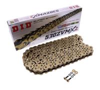 Cadena DID X-Ring G&G 530ZVMX2/104 Abierta Con Cerradura De Remache