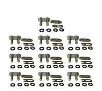 Cadena Eslabón maestro de conexión de cadena de anillo X 520 Compatible con Honda Compatible con Yamaha Compatible con Suzuki Compatible con Kawasaki Cadena Moto(10 PCS)
