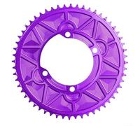 Cadena estrecha ancha BCD110mm para bicicleta de carretera con 4 pernos y 3 mm de desplazamiento, aleación de aluminio para una resistencia ligera (46T)