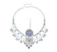 Cadena Étnica De La Cabeza Moderna Caída De Agua Joyería Para Cabello Fiesta Bodas Bride Joya Para Nupcias Headselio Boda Diadema Boda