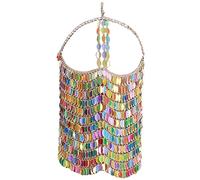 Cadena facial para mujer, máscaras, cadena de cara femenina, joyería corporal para Halloween, fiesta de cosplay, talla única, Metal