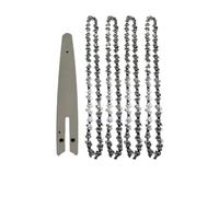 Cadena for mini motosierra de 8 pulgadas, 1/4"P, sierra eléctrica, 45 nudos, 22 cuchillas, barra de sierra inalámbrica, guía de cadena for motosierra forestal(8-inch Set4)