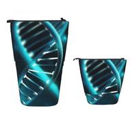 Cadena Genética De La Ciencia Telescópica Estuche Dos En Uno Vertical Estuche Lapices Con Cremallera Bolsa De Lápiz Para Adultos Escolar Hombres