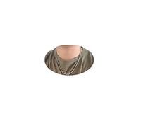 Cadena giratoria para hombres, collar de cadena de cuerda de acero de titanio de 3 mm, 4 mm, 6 mm, collar de cadena de acero de titanio es súper brillante, duradero y no destiñe, 20, 22, 24, 26, 28 pulgadas, Acero inoxidable, Sin gemas.