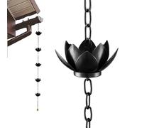 Cadena impermeable - Recolector de lluvia decorativo de jardín, cadena de | lluvia ajustable | Conexión de acuario Adornante | Cadenas para duaceros para propietarios de casas arquitectos paisajistas