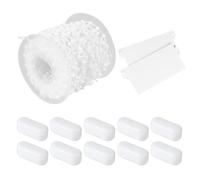 Cadena Inferior Clips de Enlace Blancos, Persianas Verticales | Accesorio de Plástico, Fácil de Usar y Retirar, para Salón y Comedor, No se Rompe Facilidad