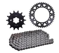 Cadena Kit de piñón de cadena de transmisión para motocicleta 520 14T 44T compatible con HONDA CBR250 MC14 1986 CBR250 MC17 1987-1988 NSR250 86 VT250 Cadena Moto(520H 14T 44T)