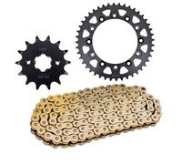 Cadena Kit de piñón de cadena de transmisión para motocicleta 520 14T 44T compatible con HONDA CBR250 MC14 1986 CBR250 MC17 1987-1988 NSR250 86 VT250 Cadena Moto(520H O 14T 44T)