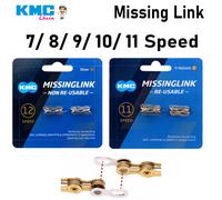 Cadena KMC Quick Link 7 8 9 10 11 12 velocidades MTB eslabones falantes de corriente 2 pares cadena de bicicleta Power Link tensor de cadena de bicicleta 9s silver color