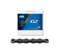 Cadena KMC X12 12 Velocidades Eagle 126 Eslabones Titanium BLACKTECH