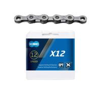 Cadena KMC X12 EPT 1/2x11/128" 126 Eslabones 12V Gris