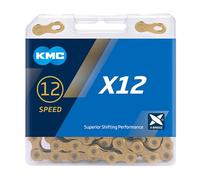 CADENA KMC X12 TI-N 1/2x11/128 126ESLABONES 12V OR