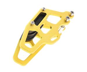 Cadena Lateral De Guía Cadena Trasera para Motocicleta Deslizador Aluminio Piezas Bicicleta para CRF 250 para 450(Yellow)