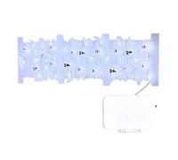 Cadena Luces Halloween 5 m 50 Perlas LED Fantasma Decorativas Impermeables | Decoración Iluminada De Terror Para Porche para Interior Exterior Tienda Repisa Pared Ventana Barandillas Árbol