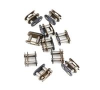 Cadena Moto 5 piezas/solt 25H T8F 420 428 428H 520 530 Eslabón maestro de cadena apto para ATV, quad, kart, scooter de gasolina, motocicleta(T8F chain connector)