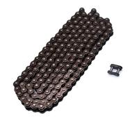 Cadena Moto Cadena de 25 H con eslabón maestro de repuesto para motor de 2 tiempos de 47 cc y 49 cc, apta para ATV, quad, karts, minimotos, etc.(25H 116L)