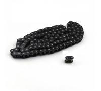 Cadena Moto Cadena T8F de 130/132/134/136/138/140 eslabones, apta para minimotos, quads, ATV, minimotos de bolsillo de 47 cc y 49 cc.(136 link)