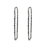 Cadena Motosierra 1/2/3/4 Uds. Cadena de motosierra 12 pulgadas 44DL 22 cortador 3/8 "LP .050" pieza cadena acero for sierra eléctrica herramienta corte madera for jardín(2x Chain)
