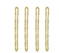 Cadena Motosierra Cadenas for sierra eléctrica de 4/6/8 pulgadas, cadena motosierra 6, piezas, placa guía 4, y 8(6in gold chain)