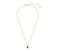 Swarovski Colgante Stilla, Corazón, Rojo, Baño tono oro