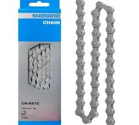 Cadena NEXUS CN-NX10 1x, 114 eslabones Shimano, cierre de remache, 1/2" x 1/8