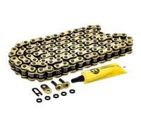 Cadena NICHE Gold 428 XRing de 106 eslabones con eslabón maestro de conexión