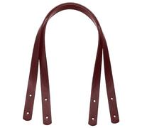 Cadena Para Bolso 2 uds. Bolso desmontable de cuero PU, cinturón, bolso, asa, correa for hombro, caja regalo, banda, accesorios for DIY(Wine red)